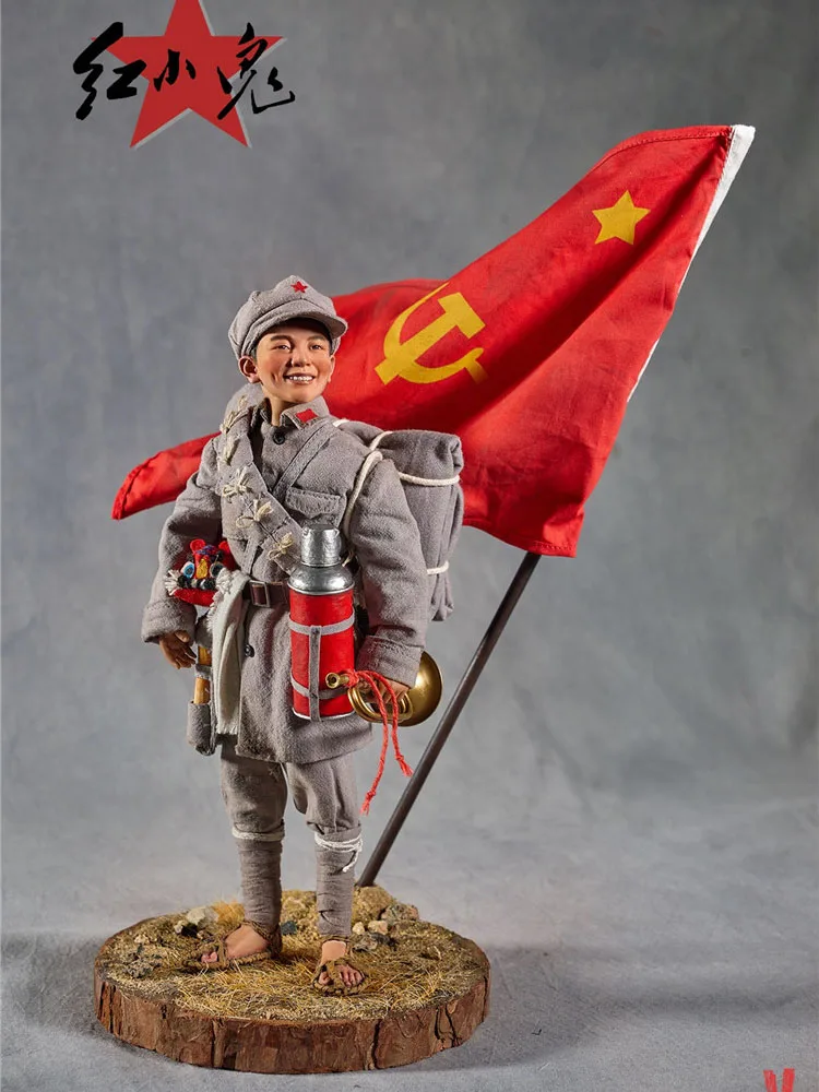 VERYCOOL VCF-2064 1/6 Little Boy Movable Cloth Action Figure Red Army Long March Small Hero Mini 12" Full Set Soldier Model