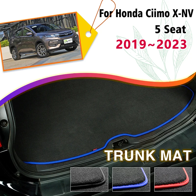 

Car Rear Trunk Mats For Honda Ciimo X-NV XNV 2019~2023 Polyester Flannel Storage Pad Carpet Network On The Left Auto Accessories