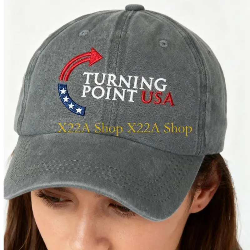 Unique Retro Turning Point Action Print Baseball Cap Unisex This is The Turning Printed Hat Independence Vintage Hats