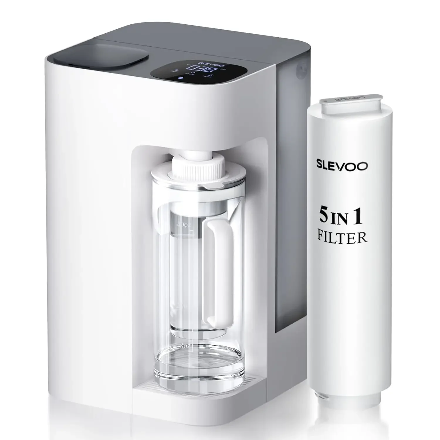 [Smart] Reverse Osmosis Water Filter Countertop,Ph+ & 6-Stage RO Water Filtration System-Alkaline Remineralization,4:1 Pure