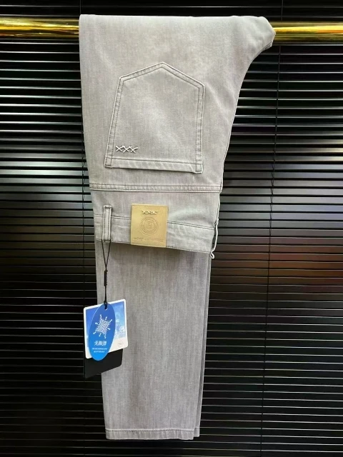 

New Men's Denim Jeans High Quali Faionable Versatile Busin European Sle Spring Summer Straight Leg Fit Casual Wear
