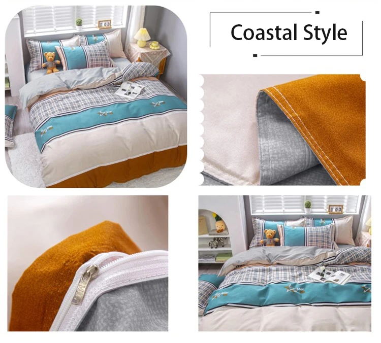 Boho Minimalistischer Stil Bettbezug 150x200 AB Doppelseitiger Quilt-Bezug Queen King Size Bettdeckenbezüge Bettwäsche-Set für Erwachsene – Detail 7