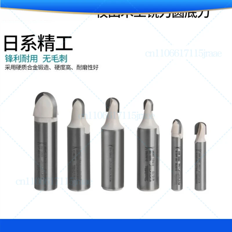 2pcs for makita round bottom knife head slotting corner U-shaped slotting woodworking trimming engraving machine D-59461