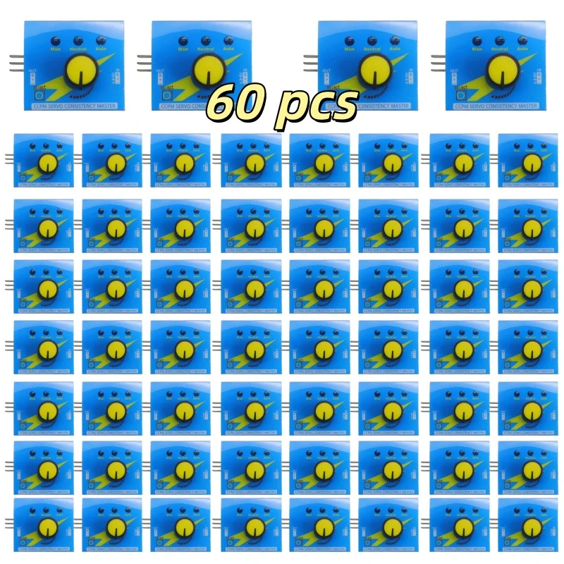 

RC 60 pcs Multi Servo Tester 3CH ECS Consistency Speed Controler Power Channel Meter Master Checker RC Helicopter Parts