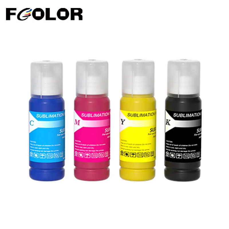 Fcolor 100ml*6 Sublimation Ink Heat Transfer Ink for Epson L8050 L8058 L18058 Sublimation Printer Phone Case T-shirt Transfer