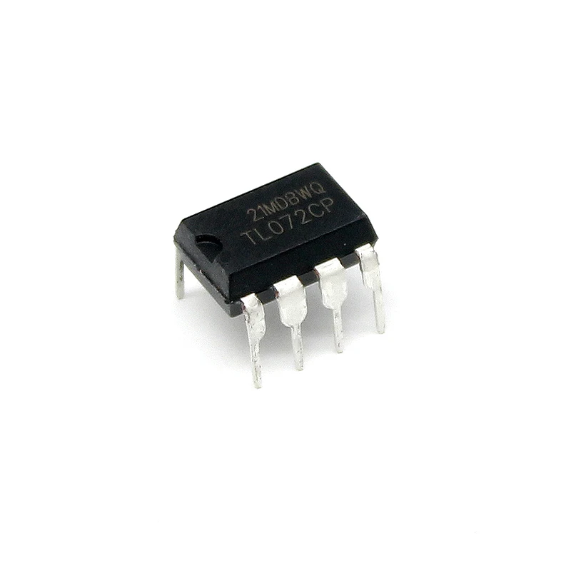 10pcs TL072 Amplifier Set DIP Low Noise FET Input Operational Amplifiers DIP-8 Integrated Circuit Electronic Component