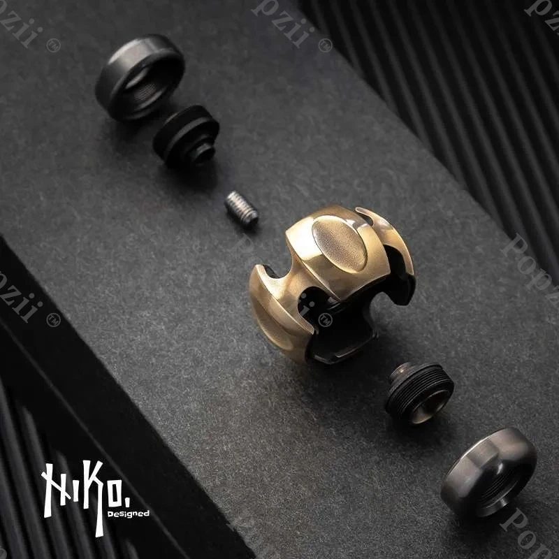 ลูกบอลหมุน LAUTIE NoizC Nano Fidget Spinner ของเล่นคลายเครียดสำหรับผู้ใหญ่ รุ่น Noiz Series EDC ของตกแต่งโต๊ะทำงาน บรรเทาความเครียดในออฟฟิศ