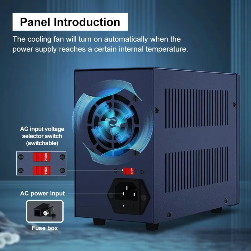 Alimentatore CC GA6205L USB18W Alimentatore da laboratorio a ricarica rapida Alimentatore per galvanica