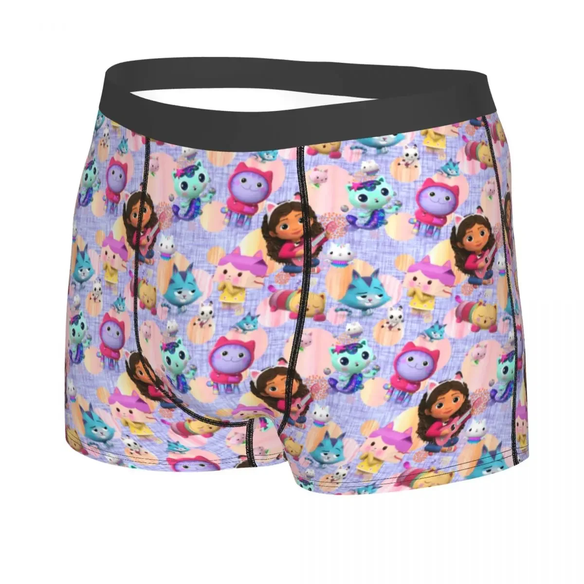 Custom Gabby And Friends Pattern Boxer Shorts For Homme 3D Printed Underwear Panties Briefs Stretch Underpants