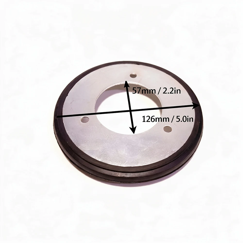 Snowplow Drive Friction Disc Outer Diameter 126mm Diameter 57mm High Friction Resistant Slip Snow Blower Removal Equipment Part