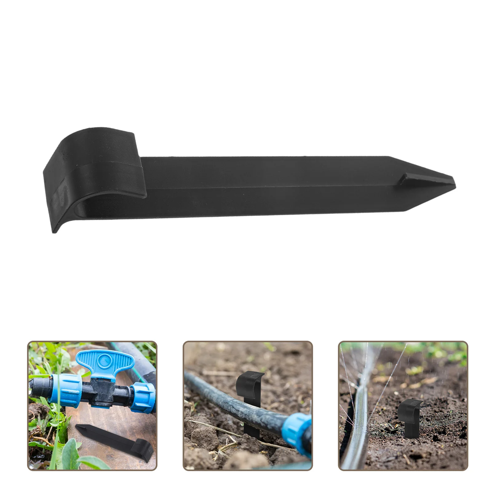 

10Pcs Garden Anchor Stake Longlasting Performance for Irrigation Drip Holders and Plant Tubing Support Irrigation Stakes