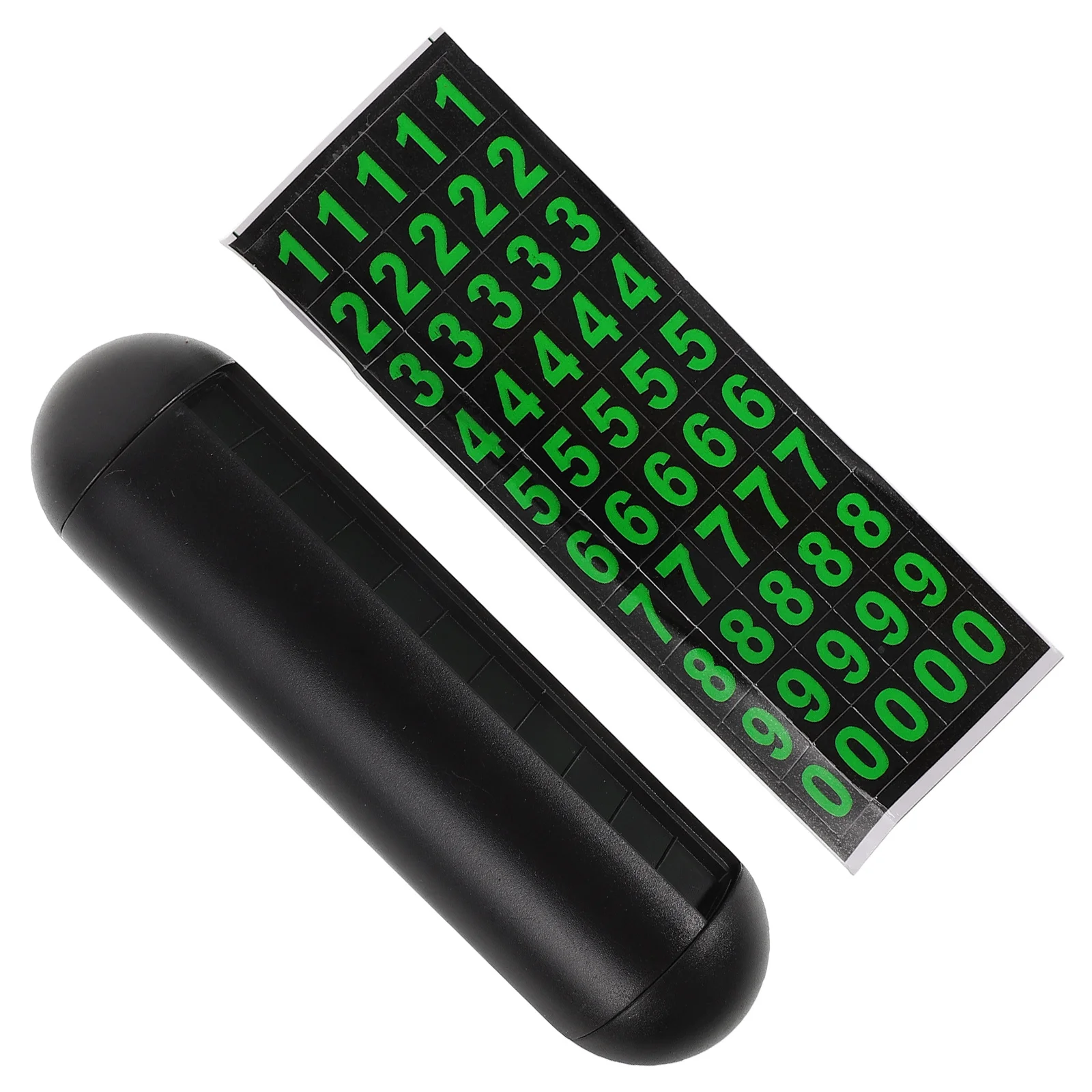 

Luminous Temporary Parking ABS Dashboard Phone Number Card Vehicle Telephone Parking Sign Display