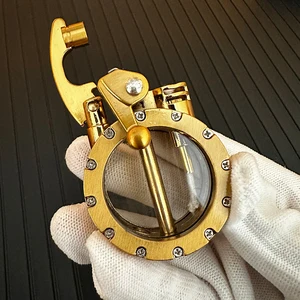 ريترو شفاف خزان زيت معدني الروك الكيروسين ولاعة ، ولاعة صادمة للرياح ، هدايا شخصية ، مجموعة رجالية ، جديد أعلى 10 مبيعات ولاعة سجائر عتيقة - رقم 3