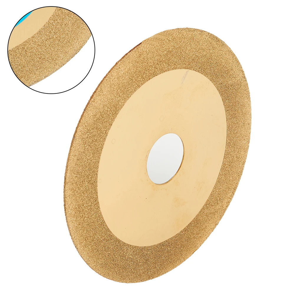 Grinding Wheel Carbon Steel Titanium Coating 100mm Discs Gold For Carbide Stone Angle Grinder Cutting Practical