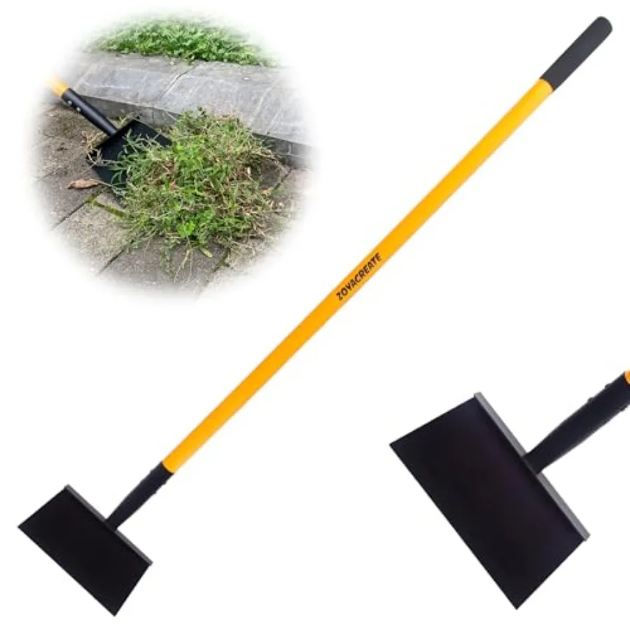 

Multifunctional Cleaning Shovel Heavy Duty Flat Snow Shovel Ice Breaker Tool for Removal Snow Weeding -51Inch