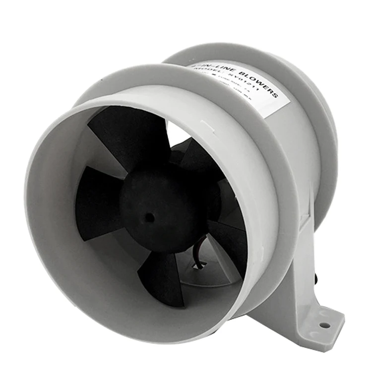 3 Inch In-Line Boat Air Blower Marine Bilge/Engine/Galley Ventilation 5-Fan 12V 145CFM Quiet for RV Yacht Boat Accessories