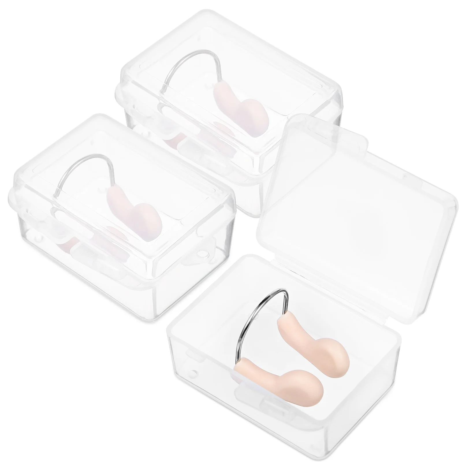 

3 Pcs Waterproof Nose Clip Anti-Slip Silicone Swimming Nose Plugs for Adults Kids Diving Snorkeling Swim Supplies