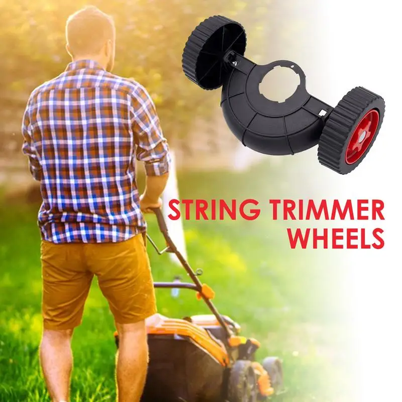 Grass Trimmer Support Wheels Trimmer Head Attachment Grass Eater Support Wheels For Grass Trimmer String Trimmers