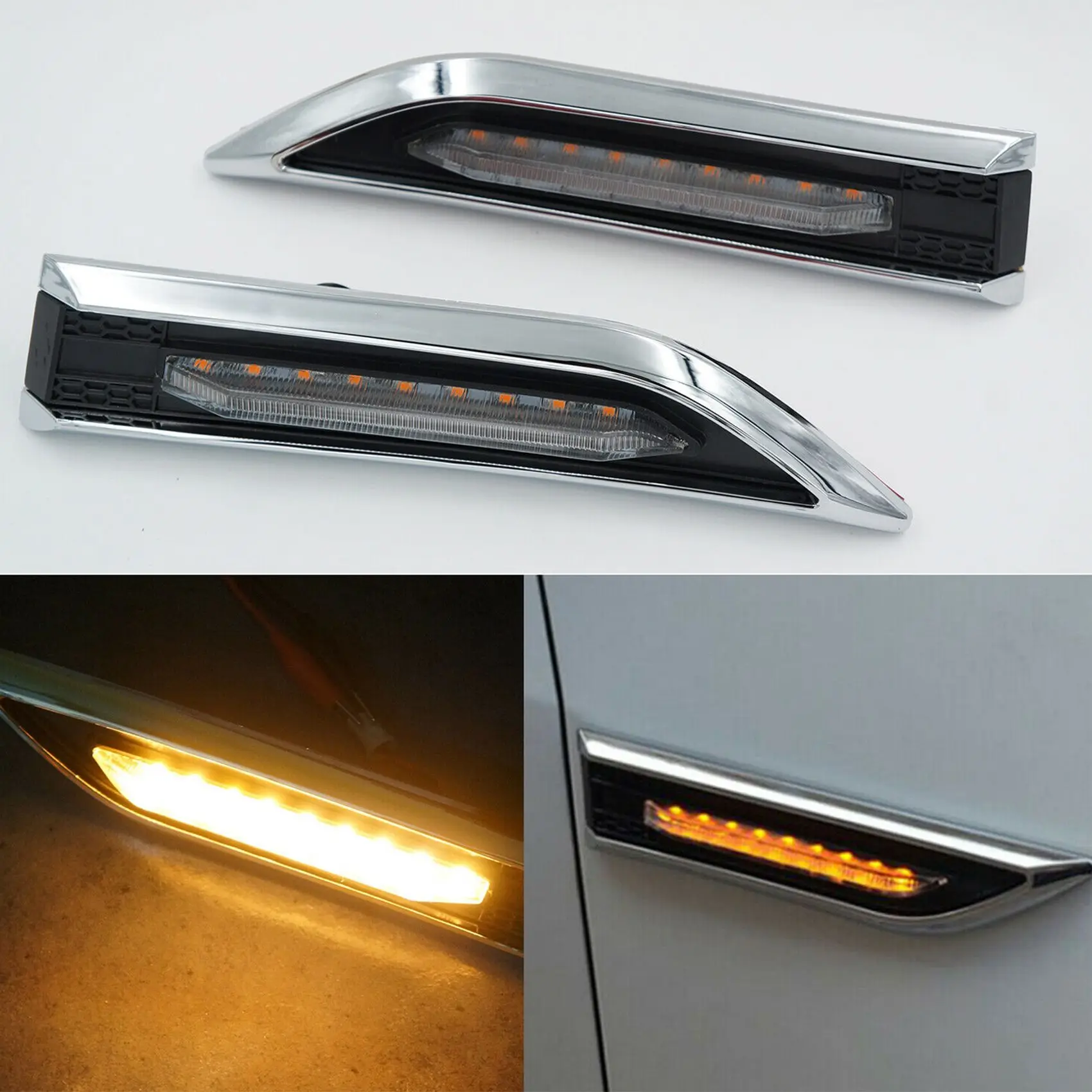 Car Yellow Light LED Turning Signals for Chevrolet Cruze 2009-2012 2013 2014 2015