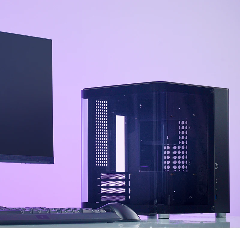 JONSBO TK-1 V2.0 MATX Desktop Case Aluminum Alloy Hyperbolic Sea