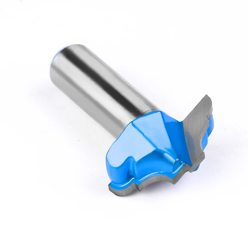 1pc 12mm 1/2 "Shank Two-sided Skip Table Router Bit Carving Machine Tool Cabinet Door Router Bit Lace Router Bit Carving Machine