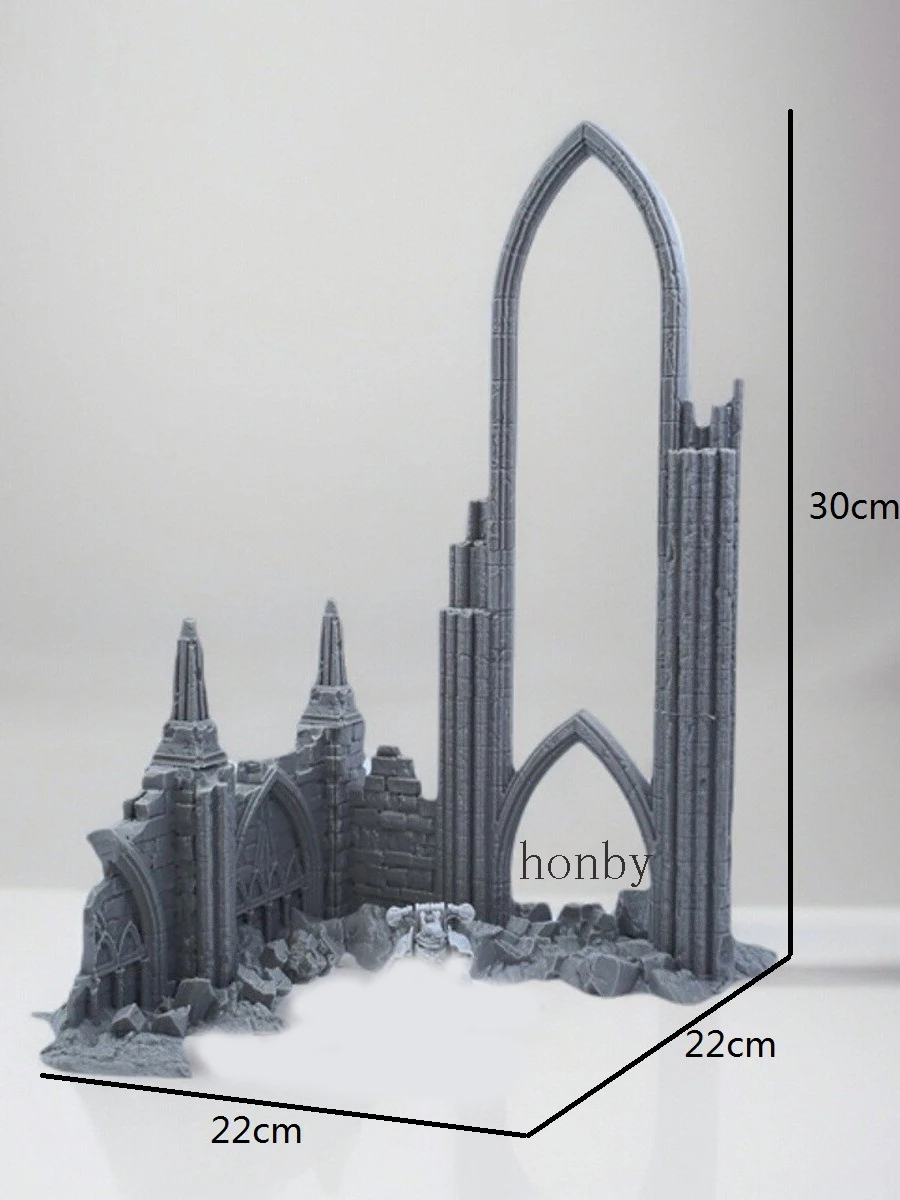 3D Printing Sci-fi Ruins Architecture DIY Model Scene Production Hobby Making Accessories Tools Modeling