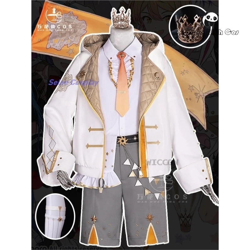 مشروع سيكاي تينما تسوكاسا كوسانجي نيني زي تنكري مع شعر مستعار للرجال والنساء ، بدلة مسرح ملونة ، فستان حفلة فاخر ، جديد