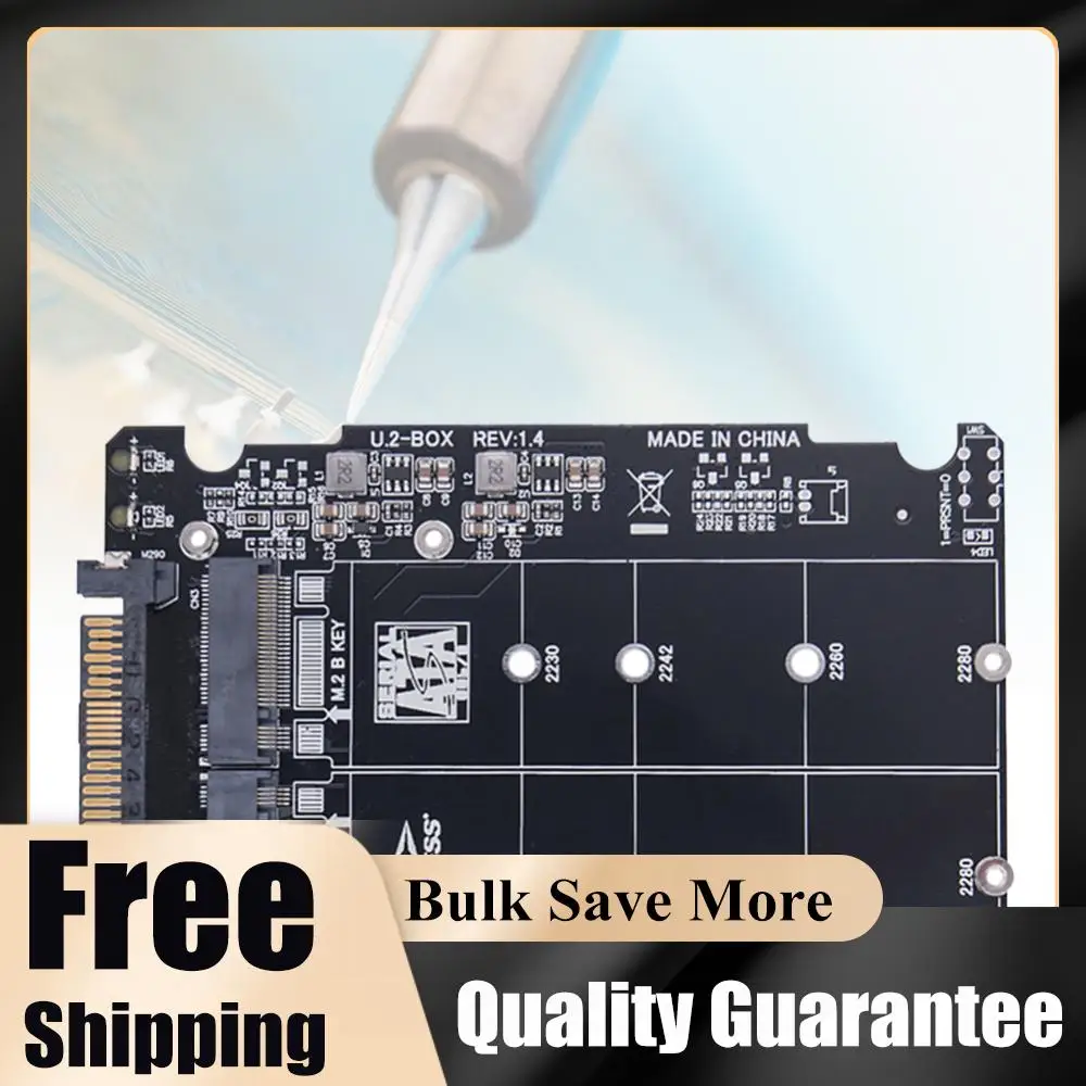 

Адаптер M.2 SSD на U.2, конвертер PCIe M.2, адаптер для жесткого диска 32 Гбит/с с корпусом для SSD 2230/2242/2260/2280
