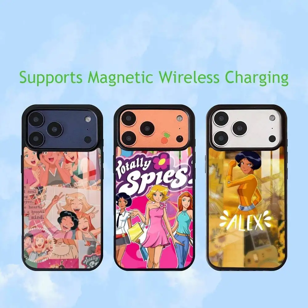 Cool gIrl Totally S-Spies Phone Case For iPhone17,16,15,14,13,12,11 Plus,Pro Allows magnetic wireless charging