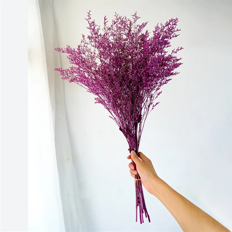 

New Arrivals In 2023 Natural Bouquets 90g/lot love Grass Dried Flower About 50cm Flore For Bedroom Wedding office decoration