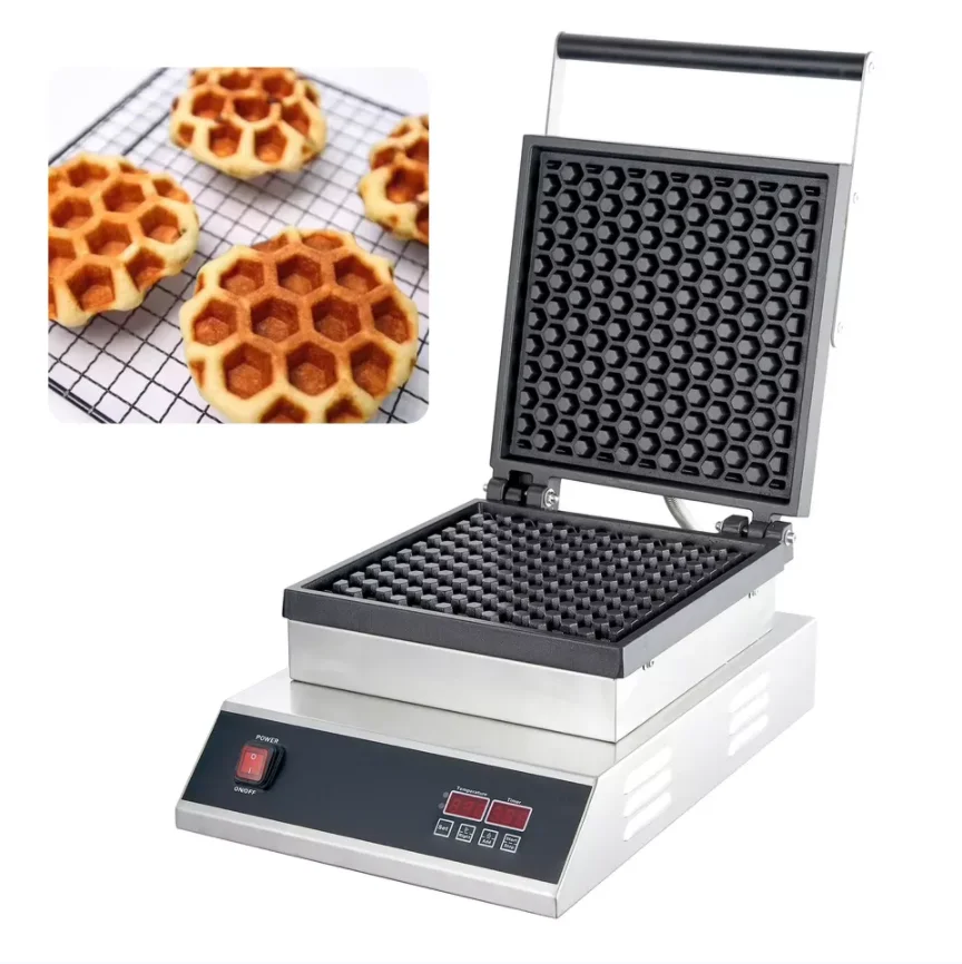 

Croffle Maker Commercia Honeycomb Waffle Making Machine Belgain Waffle Iron