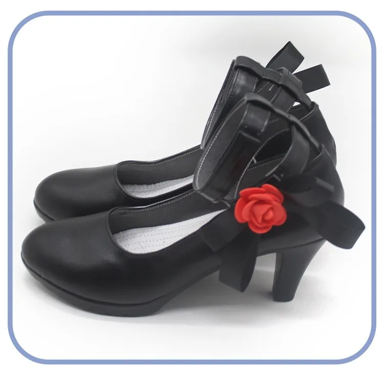 Bang Dream Roselia Imai Lisa Scarpe Cosplay Accessori Anime Stivali di Carnevale di Halloween Scarpe in PU Puntelli Cosplay Su misura