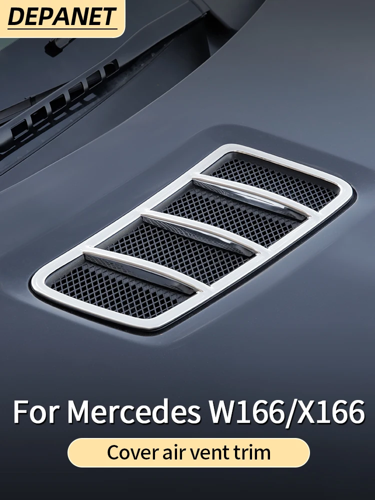 Hood vents for Mercedes GLE W166 GLS X166 GLE 320 350 400 450 500e amg exterior accessories