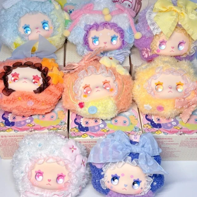 أصيلة لطيف إيما الأزهار مواسم سلسلة صندوق الغموض العصرية اللعب زخرفة مفاجأة هدية الفينيل أفخم دمية قلادة عمل الشكل