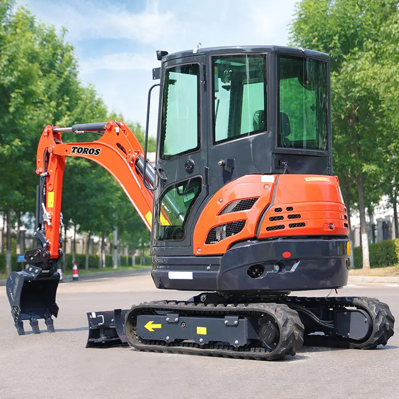 Factory Price 2.6 Ton New Crawler Excavator Mini Escavatora Fast Delivery Multifunctional Minibagger Hydraulic Small Digger