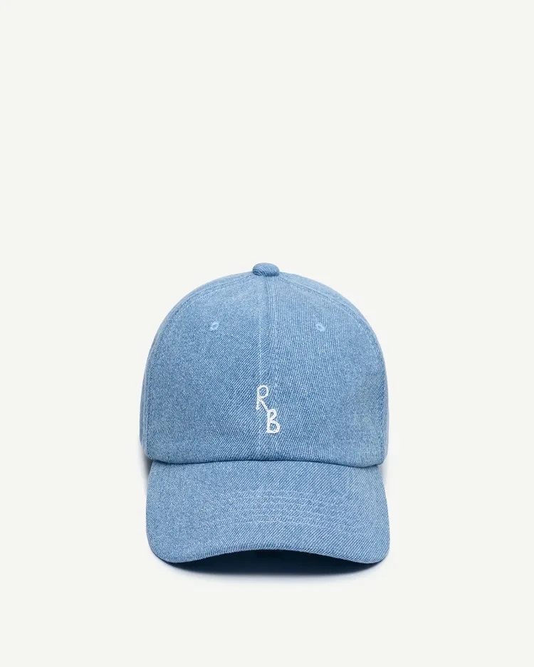 Top quality Embroidered Letter Washed Denim Baseball Cap With Adjustable Velcro Closure Unisex Casual Hat for Four Seasons