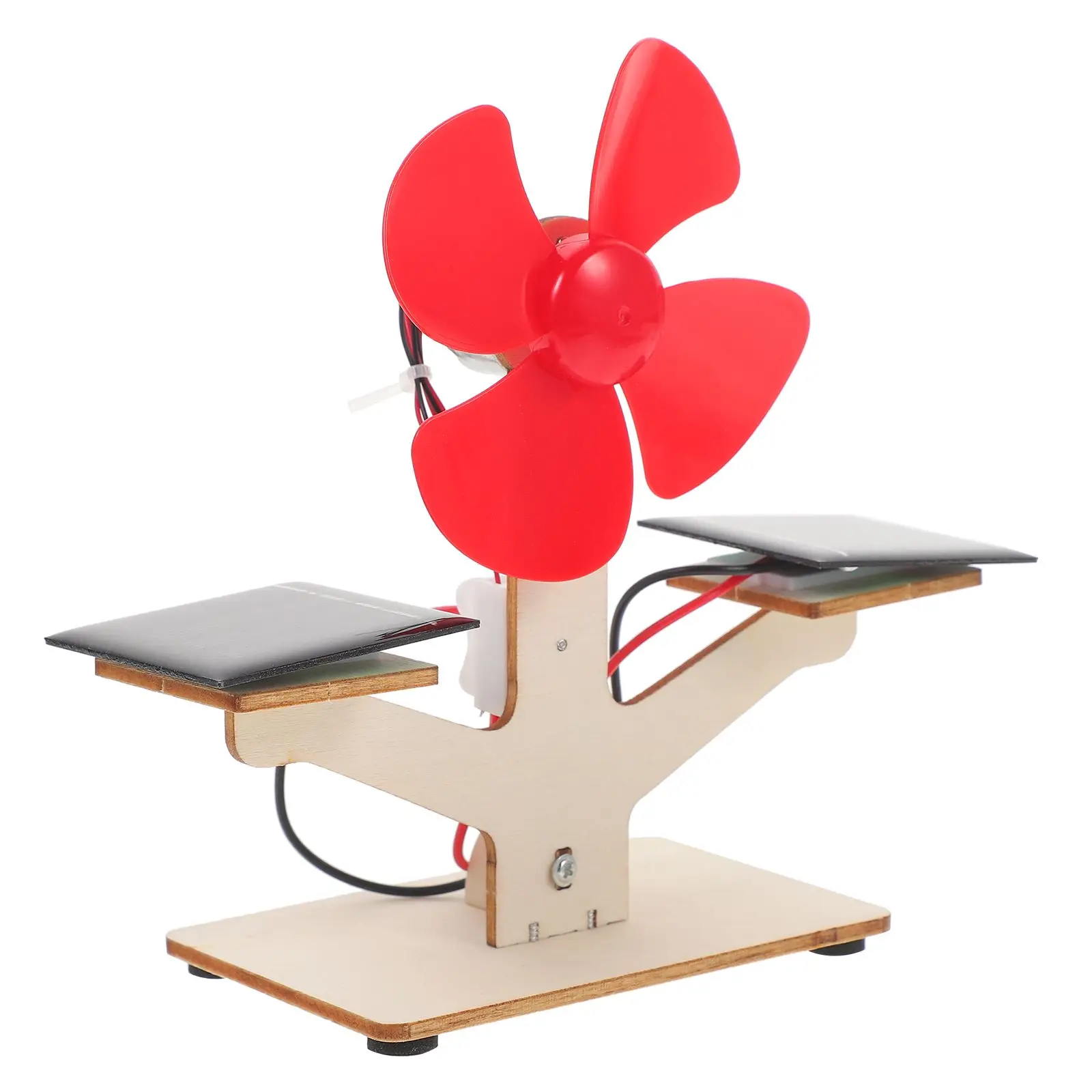 

Solar Fan Kids Assembly Toy Windmill Development Experiments Powered Toys Home Kit DIY Solar Fan Model Physics Science