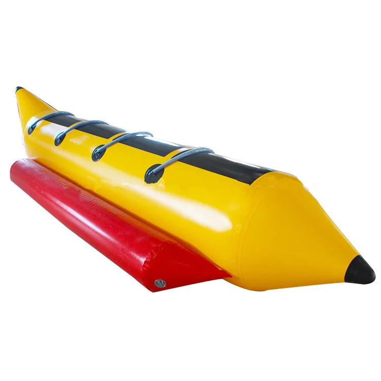ألعاب مياه البحر الرياضية قارب الموز القابل للنفخ PVC قارب تجديف الموز المائي القابل للنفخ للبيع