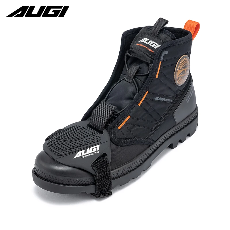 Motorcycle Boot Protector Slip-On Shift Cover Durable Adjustable Anti-Slip Shoes Guard for Riding Moto Accessories One Size