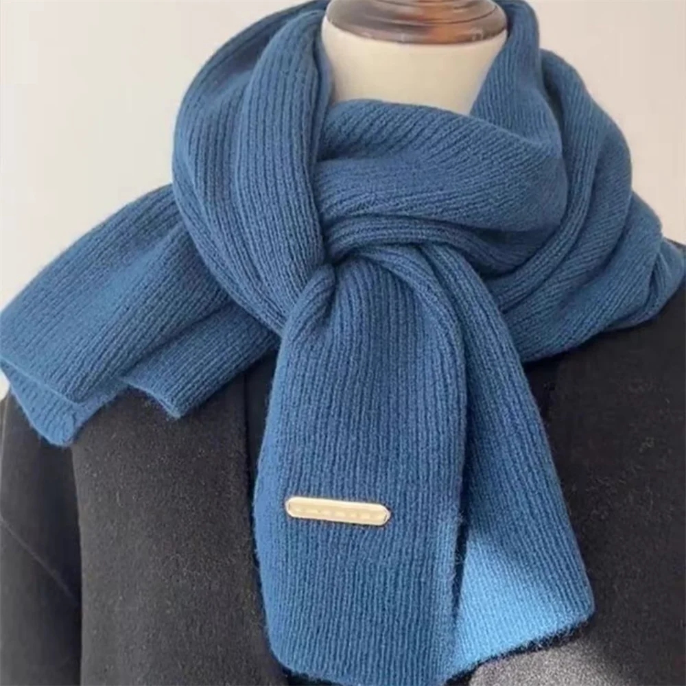 Classic Women'S Soft Long Scarf Winter Warm Wrap Shawl Solid Color Winter Unisex Scarf For Outdoor Travel Ski Snow Scarves