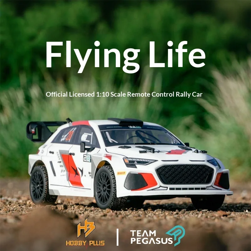 Hobbyplus Remote Control Rally Racing Car 1 10 Four Wheel Drive Electric Off Road Pegasus 3 Official Licensed Outdoor Adult