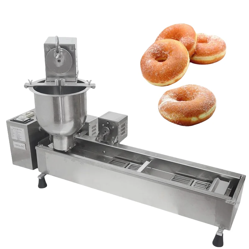 500 Pcs/HOUR Full Automatic Double Row Donut Machine With 110/220V