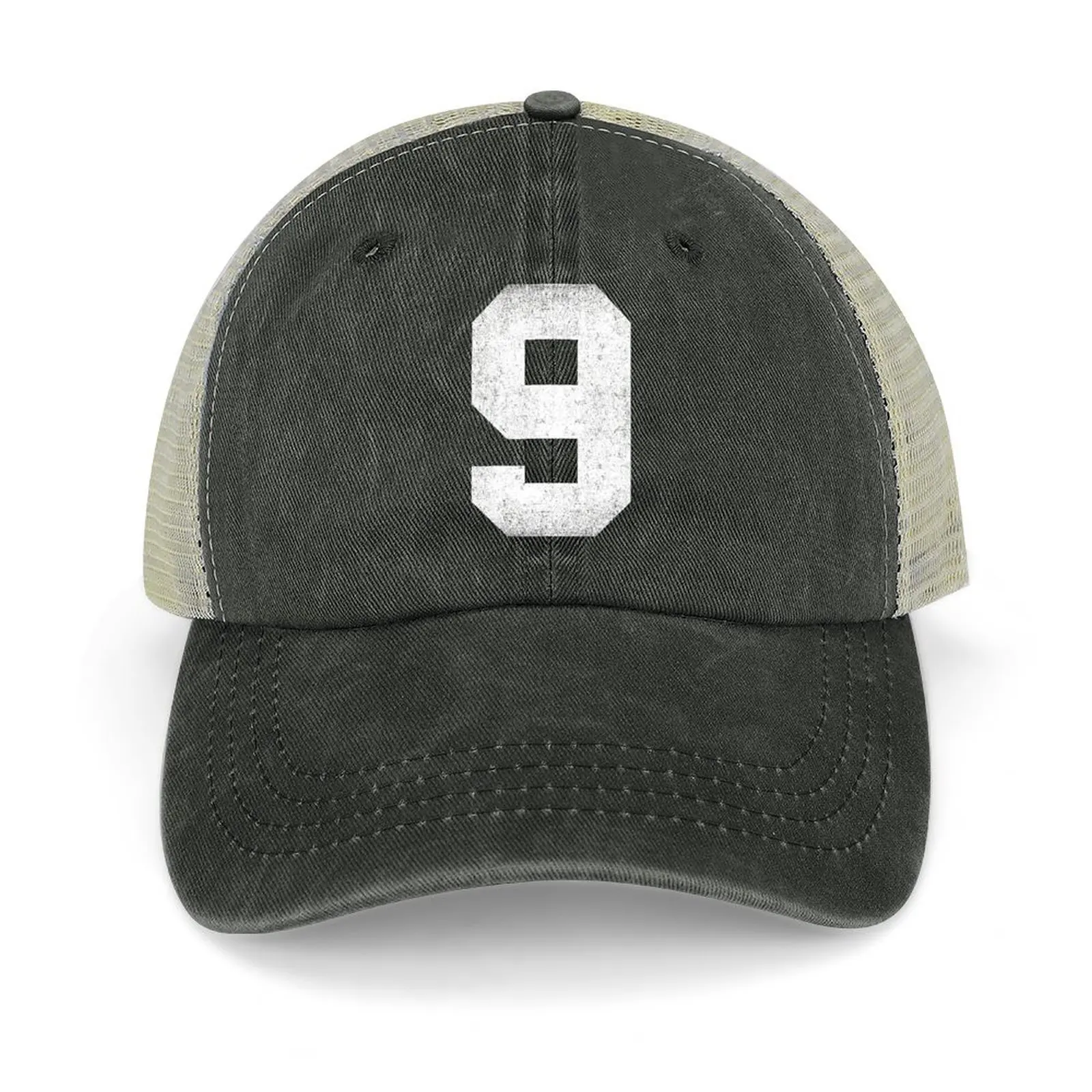 

Vintage Number 9 Sports Baseball Cap Golf Hat Man cute Trucker Hat Sunscreen Mens Tennis Women's