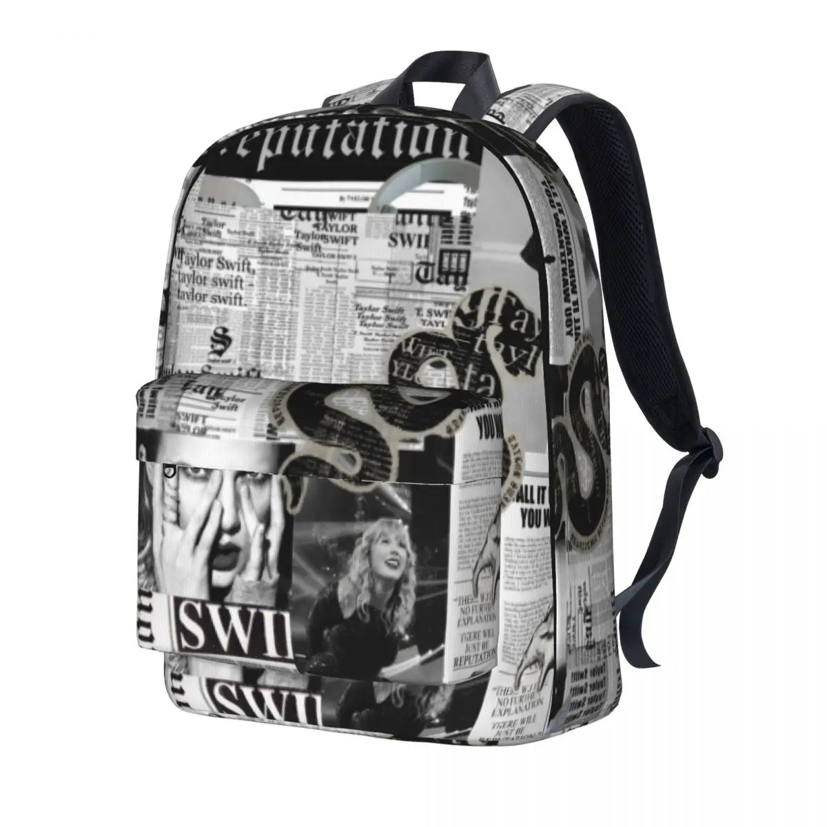 Reputation Backpack Graffiti Fashion Male Polyester University Backpacks Xmas Gift Breathable Cute School Bags Rucksack