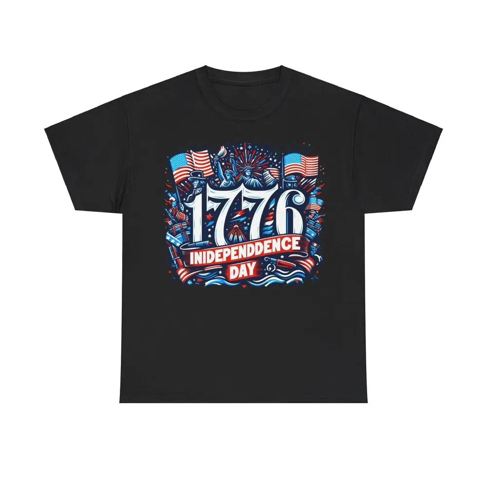 Liberty's Legacy1776 Independence Day T-Shirt – Patriotic American Tee Graphic T-shirts For Men Clothing Women Tees Y2K Tops