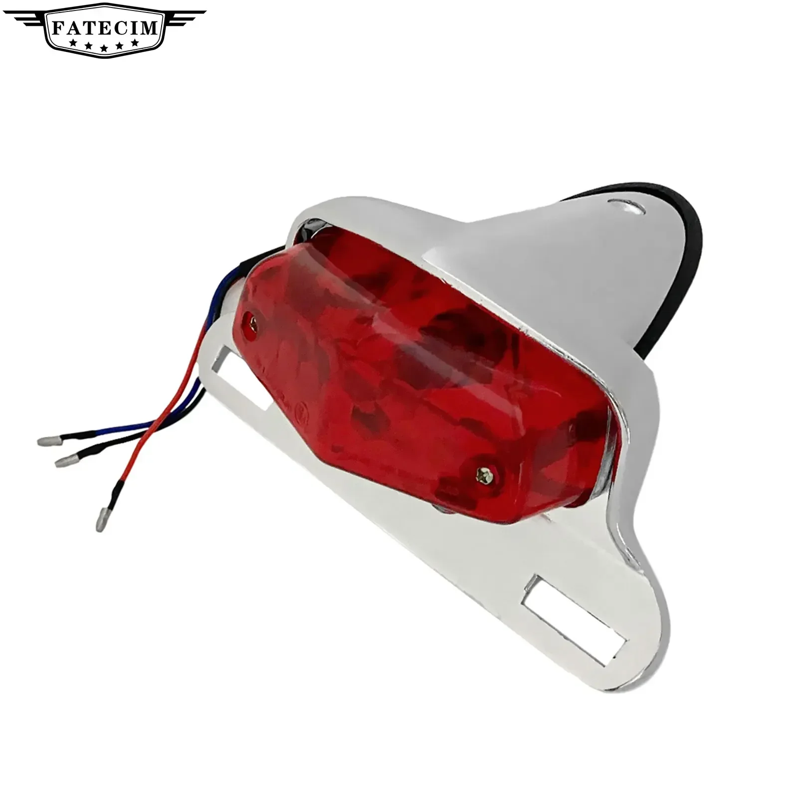 Lucas Style Classic Vintage Motorcycle LED Tail Light For Triumph British Cafe Racer