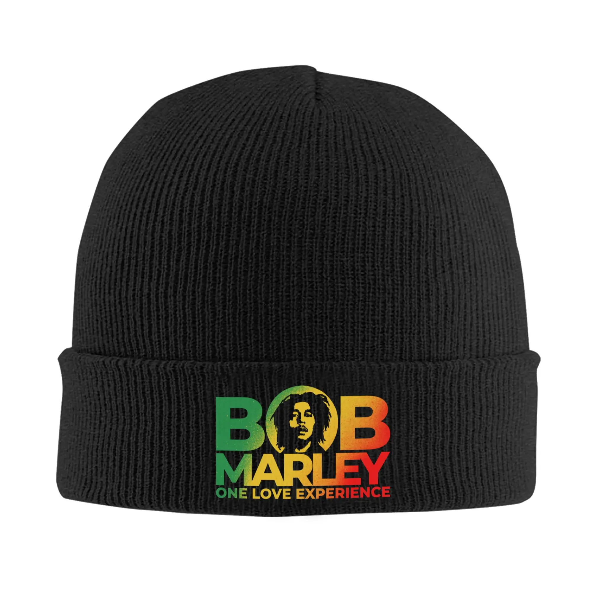 Jamaica Singer Reggae Rock Bob Marley Skullies Beanies Caps Men Women Unisex Fashion Winter Warm Knitted Hat Adult  Bonnet Hats