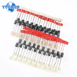 50PCS/Lot Schottky Diode Rectifier Diodes Kit SR3100 SR3200 SR560 SR5100 SR5200 3A 5A 100V 200V Electronic Components DO-201AD