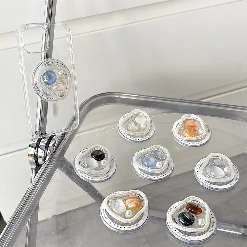 Supporto per supporto magnetico per perla coreana Impugnatura per telefono Staffa mobile staccabile Tok per staffa universale di supporto per custodia per telefono Magsafe