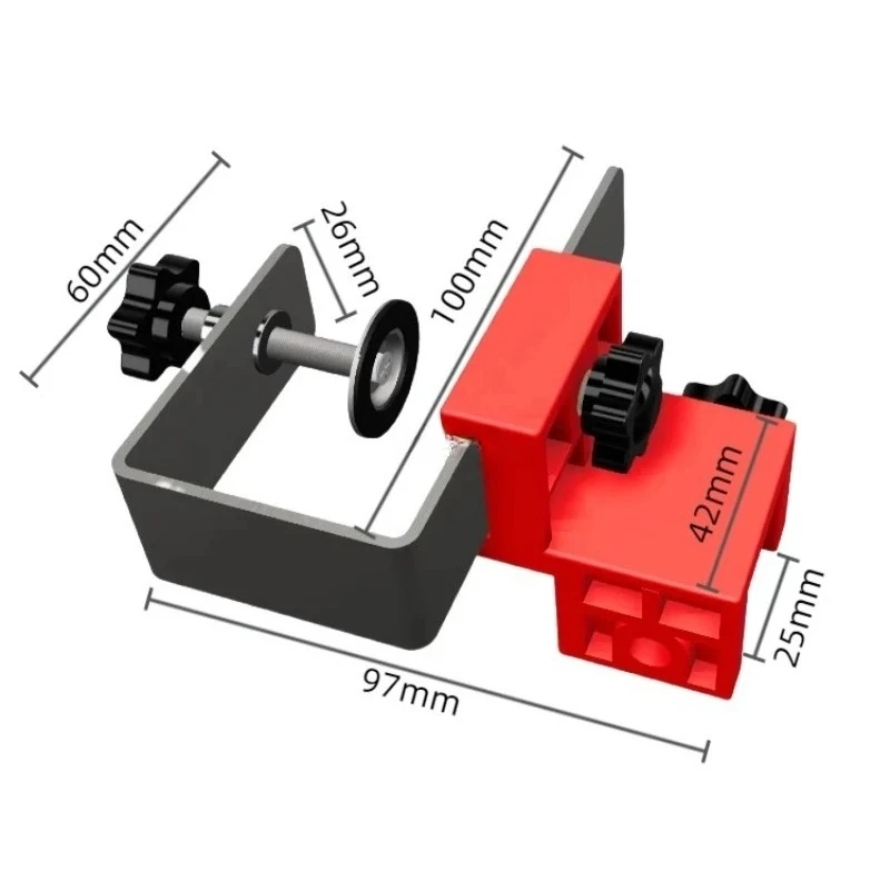Adjustable No Handle Drawer Fixing Clip High Drawer Panel Quick Installation Clamp Furniture Large Panel Mounting Auxiliary Tool